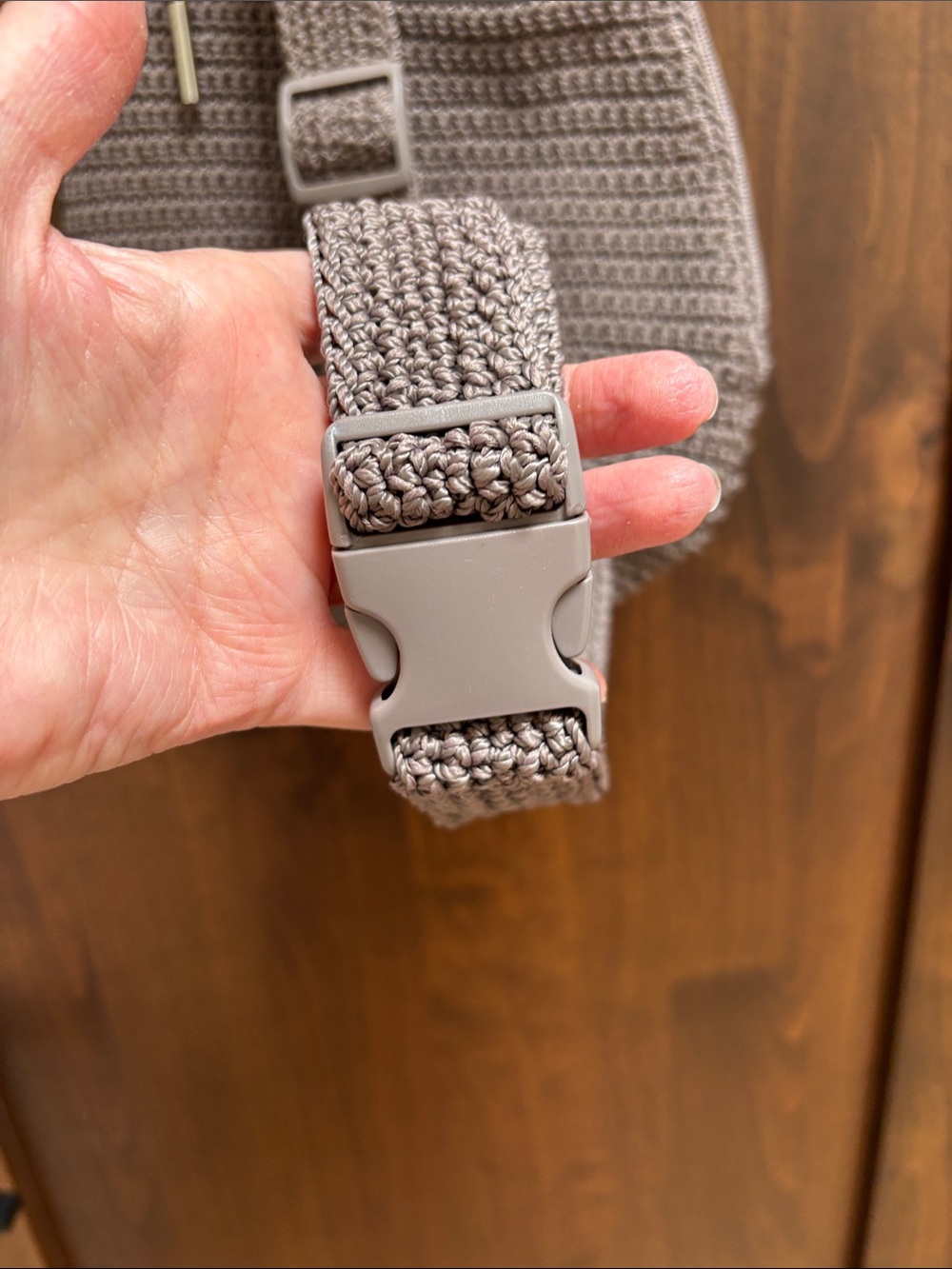 The Sak Geo Taupe Sling Bag - Picture 5 of 14